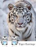 wholesale 925 Sterling Silver Tiger Moonstone Heart Drop Earrings for Women-0-4