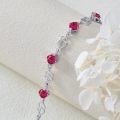 wholesale 925 Sterling Silver 925 Sterling Silver Birthstone Love Heart Bracelets for Women 12 Months 6 5+2 Inch Gifts for Girls Mom Wife Friend Girlfriend-0-21