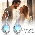 wholesale Sterling Silver Celtic Filigree Teardrop Earrings with Leverback for Women Mother s Day Gifts-0-29