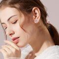 wholesale 925 Sterling Silver Adjustable Earrings Wholesale With Turquoise Stones-0-2