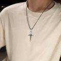 wholesale 925 Sterling Silver Crucifix Necklace with Jesus Cross Pendant and Chain - Protection Jewelry for Men & Women-0-4