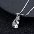 wholesale 925 Sterling Silver Horse Head Pendant Necklace - Equestrian s for Her-0-1