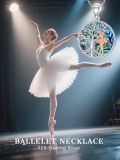 wholesale 925 Sterling Silver & Abalone Ballet Tree of Life Necklace - 20mm Dance Pendant - Gift for Mother's Day, Anniversaries, Loved Ones-0-2