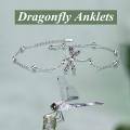 wholesale 925 Sterling Silver Dragonfly Bracelet With Delicate Chain And Beads-0-4
