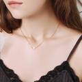 wholesale 14k White Gold Simple Freshwater Pearl Necklace-0-15