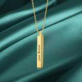 TOUPOP 10k 14k 18k Gold Cremation Urn Necklace With Engraved Name-0-3