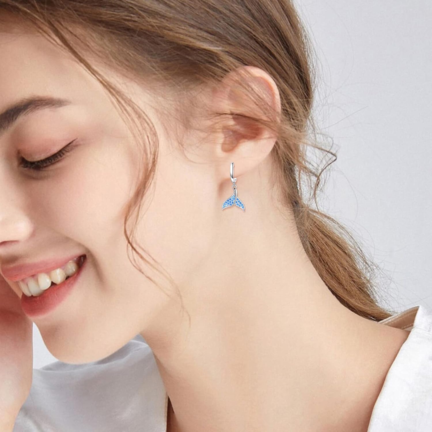 Sterling Silver Hypoallergenic Drop Dangle Earrings for Women-0-6