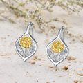 wholesale Sterling Silver Flower Leverback Earrings for Women Teens Birthday-0-19