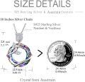 wholesale Sterling Silver Crystal Rose Flower Butterfly Necklace for Women Gift-0-13