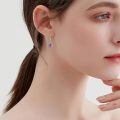 wholesale 925 Sterling Silver Drop Earrings Blue Moonstone Celtic Knot Platinum Plated For Women-0-25