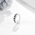wholesale S925 Sterling Silver Polka Dot Nose Ring Hoop for Women Men Body Jewelry 18G/20G-0-4