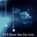 wholesale 925 Sterling Silver Moonstone Star Drop Earrings for Women-0-1