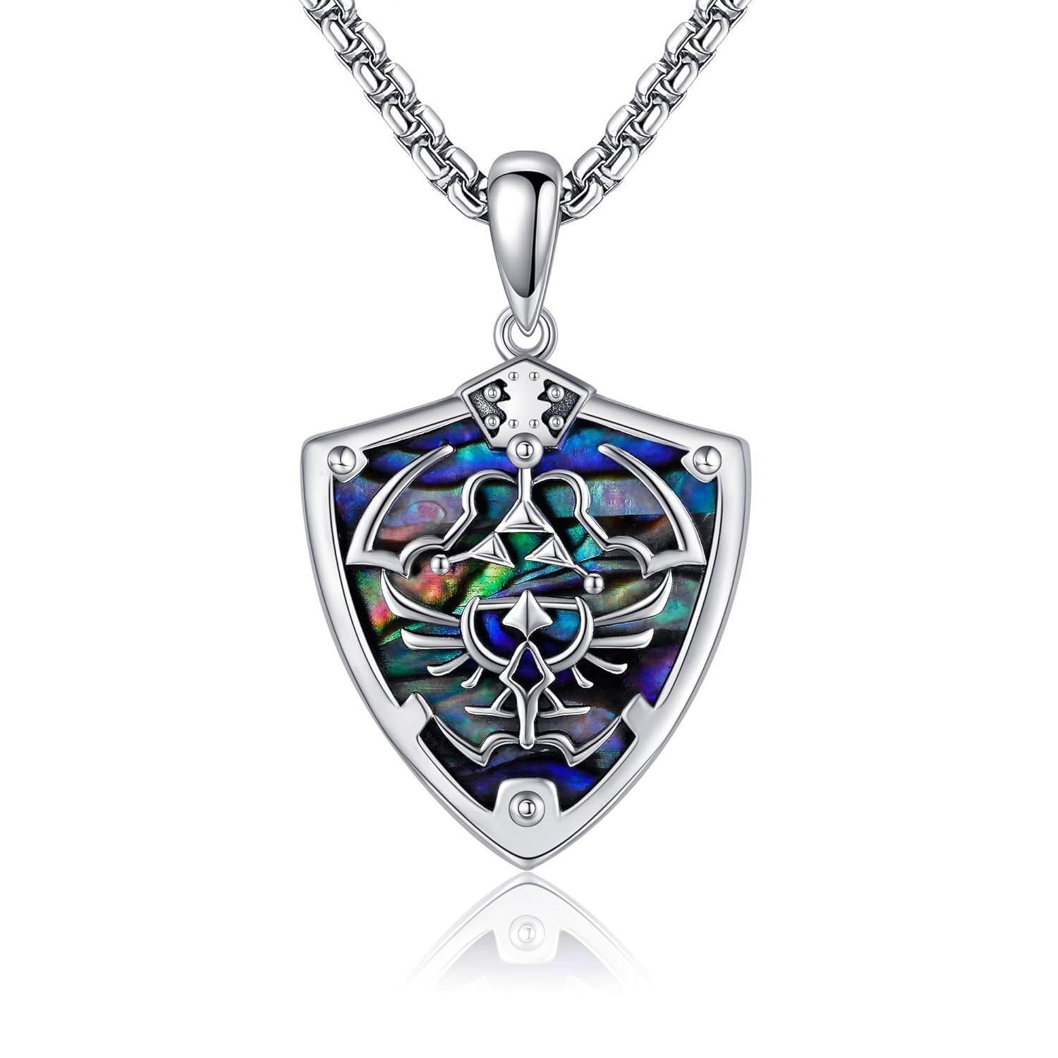 Wholesale 925 Sterling Silver Legend of Zelda Triforce Shield