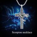 wholesale Sterling Silver Cross Pendant Necklace for Women Men Religious Jewelry Gift for Christmas Birthday Mothers Day-0-69