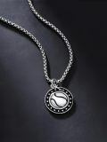 wholesale 925 Sterling Silver Tennis Ball Star Pendant Necklace Cross Charm Never Give Up Inspirational Gift-0-2