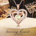 TOUPOP Sterling Silver Birthstone Forever Love Heart Jewelry Gifts-0-7
