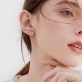 wholesale 14k Gold Round Hoop Earrings Wholesale Elegant And Minimalist Design For Everyday Wear-0-3