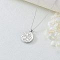 wholesale TOUPOP Celtic Knot Necklace Sterling Silver Luck Irish Knot Pendant Necklace Birthday Christmas Jewelry Gifts For Women -0-4