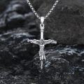 wholesale 925 Sterling Silver Crucifix Jesus Christ Pendant Necklaces for Women and Men Religious Christian s-0-1