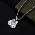 wholesale 925 Sterling Silver Boxing Glove Pendant Necklace s for Men Women Fighting Fighter Sport Gift Jewelry-0-2