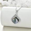 wholesale 925 Sterling Silver Moonstone Lapis Larimar Moss Agate Teardrop Filigree Pendant-0-41