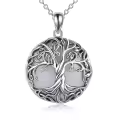wholesale 925 Sterling Silver Abalone Shell Tree of Life Pendant Necklaces Wholesale - Irish s for Women-0-29