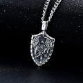 wholesale  Archangel St Michael Shield Pendant Necklaces for Men & Women-0-3