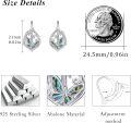 wholesale 925 Sterling Silver Butterfly Filigree Heart Leverback Hoop Earrings - Boho Chic Jewelry for Women-0-4