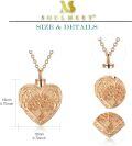 wholesale 18K Gold Plated Silver & 10K Gold Chain Tree of Life Cremation Locket Necklace for Ashes, Hair, Memorial, Hypoallergenic, Handmade-0-4