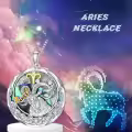 TOUPOP Sterling Silver Abalone Zodiac Necklace Constellation Pendant-0-1