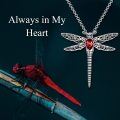 wholesale 925 Sterling Silver Dragonfly Urn Pendant Necklace Turquoise Stone Oxidized Memorial Jewelry-0-34