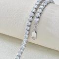 wholesale Sterling Silver Cubic Zirconia Simulated Diamond Tennis Necklace 14 26 -0-7