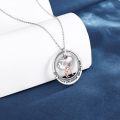 wholesale 925 Sterling Silver Heart Gymnast Pendant Necklace Gift for Sports Lover-0-3