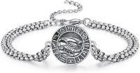 wholesale 925 Sterling Silver Scorpio Zodiac Sign Bracelet for Men - Vintage Style Chain Link-Scorpio