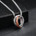 wholesale  925 Sterling Silver Basketball Pendant with Orange Enamel and Black Lines on 24 Chain-0-1