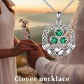 wholesale 925 Sterling Silver Irish Claddagh Heart Pendant Necklace s-0-5