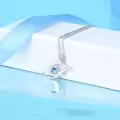 TOUPOP Sterling Silver Birthstone Initial Necklaces A-Z-0-2