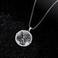 wholesale 925 Sterling Silver Saint Michael Archangel Oval Round Medal Necklace with 22+2 Chain-0-2