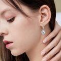 wholesale S925 Sterling Silver & Austrian Crystal Halo Earrings – Hypoallergenic, Sparkling Gift for Women-0-1