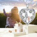 wholesale Heart Locket Necklace 925 Sterling Silver That Holds Pictures Photo Locket Jewelry Christmas Gifts For Women -0-6