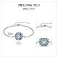 wholesale 925 Sterling Silver Lotus Charm Bracelet-0-4