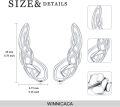 wholesale 925 Sterling Silver Celtic Knot Ear Climber Earrings for Women-0-4