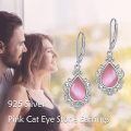 wholesale 925 Sterling Silver Elegant Purple Teardrop Earrings Wholesale With Crystal Accents-0-24