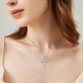 wholesale 925 Sterling Silver Opal Cross Pendant-0-1