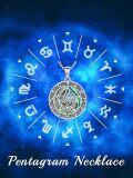 wholesale Celtic Knot Pentagram Necklace Christmas Gifts For Women S925 Sterling Silver Abalone Zodiac Constellation Necklace Pentacle Wiccan Jewelry, Gifts For Women Mom Girlfriend Christmas Birthday Valentine's Day -0-2