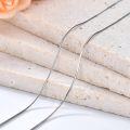 wholesale 925 Sterling Silver Nickel-Free Hypoallergenic 0.65mm Thin Snake Chain Necklace-0-3
