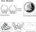 wholesale 925 Sterling Silver Shiny Octopus Earrings, Hypoallergenic, Nickel-Free, Perfect Gift for Halloween Birthday Christmas-0-3