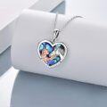 wholesale Sterling Silver Stone Horse Pendant Necklace for Women Horse Gift-0-14