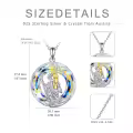 TOUPOP 925 Sterling Silver Guardian Necklace For Women Men-0-4