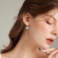 wholesale 925 Sterling Silver Opal Butterfly Earrings - Hypoallergenic Gifts for Women-0-3